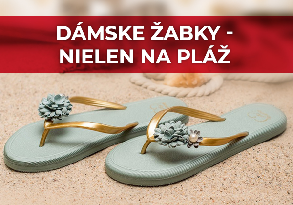 Dámske žabky - nielen na pláž